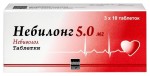 Небилонг, таблетки 5 мг 30 шт