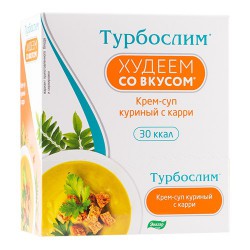 Крем-суп, Турбослим 15 г №1 Худеем со вкусом куриный с карри саше