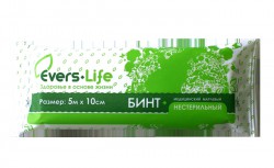 Бинт нестерильный Лайф р. 5мх10см 28 г/м кв.