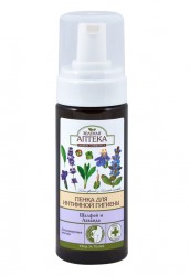 Пенка для интимной гигиены Зеленая аптека Шалфей и лаванда с дозатором 150 мл
