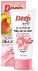 Крем-депилятор для лица, Deep depil (Дип депил) 50 мл деликатный для чувствительной кожи Формула 126